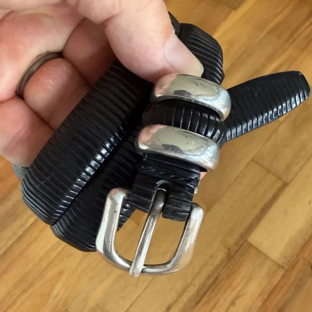 NEW Bill Alder Studio leather belt